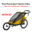 Thule Chariot Sport 1 Spectra Yellow 2021 + bike set + kočárkový set + běžecký set