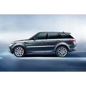 Příčníky Modula Oval Bar Closed Rail Black Land Rover Range Rover Sport 2014- s integrovanými podélníky